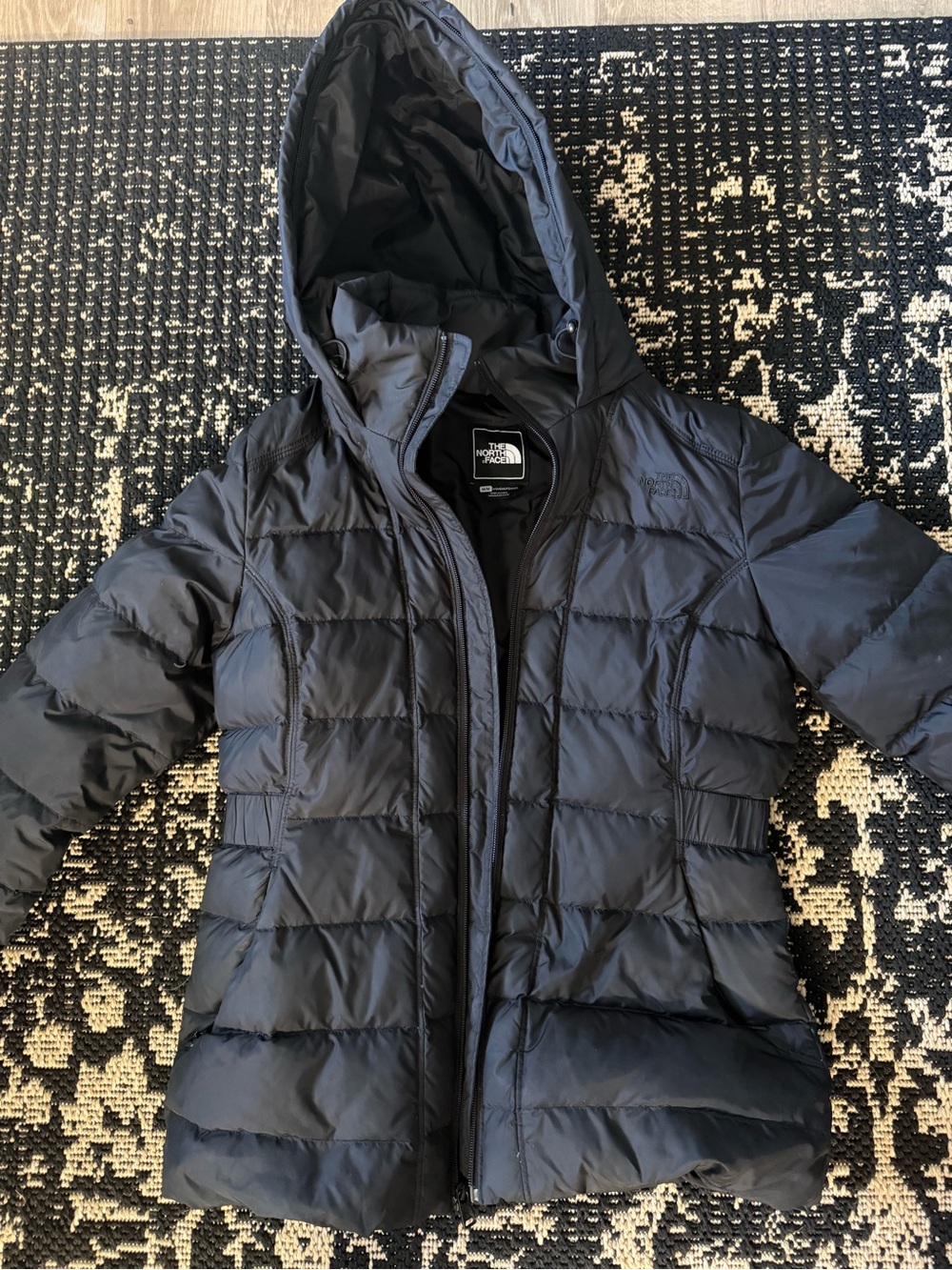 The North Face Black Insulated Hooded Jacket